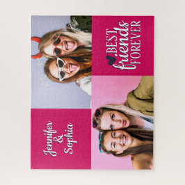Best Friend für immer zwei Bilder Vorlage modern Puzzle