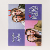 Best Friend für immer zwei Bilder Vorlage modern Puzzle (Vertikal)