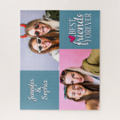 Best Friend für immer zwei Bilder Vorlage modern Puzzle (Vertikal)
