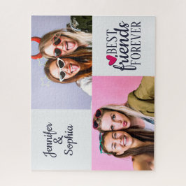 Best Friend für immer zwei Bilder Vorlage modern Puzzle