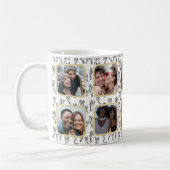 Best Friend Geschenk Multi-Foto Herzdesign Muster Kaffeetasse (Links)