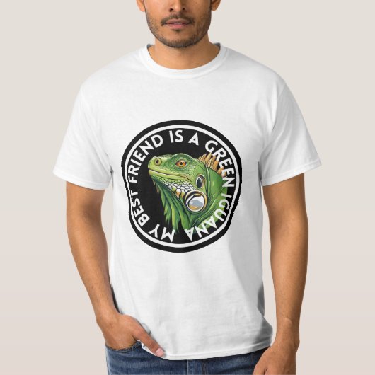 Best Friend Green Iguana T-Shirt (Vorderseite)