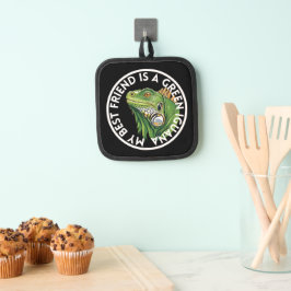 Best Friend Green Iguana Topflappen