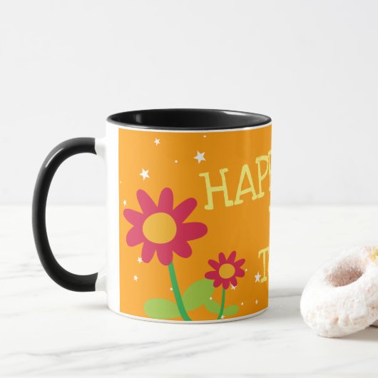 Best Friend Happy Birthday Coffee Tasse (Mit Donut)