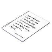 Best Friend Happy Birthday Funny unglaublich witzi Notizblock (Linke Seite)