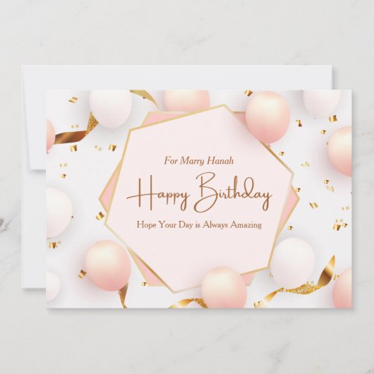 Best Friend Happy Birthday Greeting Karte (Vorderseite)