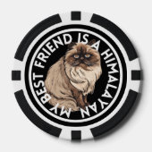 Best Friend Himalayan Cat Pokerchips (Vorderseite)