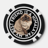 Best Friend Himalayan Cat Pokerchips (Rückseite)