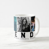 Best Friend in World Custom 4 Foto Kaffeetasse (VorderseiteRechts)