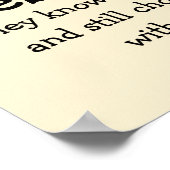 Best Friend kennt Funny Sprichwort Poster (Ecke)