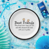 Best Friend kennt Niedliche Funny Paper Teller (Party)