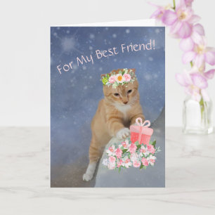 Best Friend Kitten Geburtstag Karte