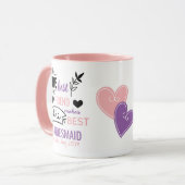 Best Friend macht BEST BRIDESMAID Vorschlag Gesche Tasse (Vorderseite Links)