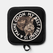 Best Friend Maine Coon Cat Topflappen (Vorderseite)