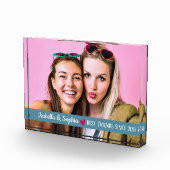 Best Friend Moderne BESTE FREUNDIN von Fotovorlage Fotoblock (Rechts)