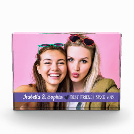 Best Friend Moderne BESTE FREUNDIN von Fotovorlage Fotoblock