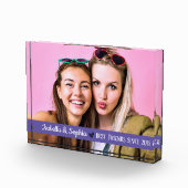 Best Friend Moderne BESTE FREUNDIN von Fotovorlage Fotoblock (Rechts)