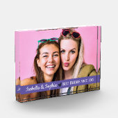 Best Friend Moderne BESTE FREUNDIN von Fotovorlage Fotoblock (Links)