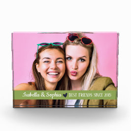 Best Friend Moderne BESTE FREUNDIN von Fotovorlage Fotoblock