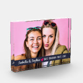 Best Friend Moderne BESTE FREUNDIN von Fotovorlage Fotoblock (Links)