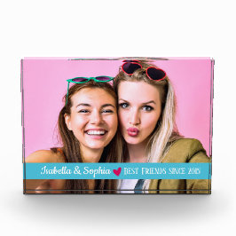 Best Friend Moderne BESTE FREUNDIN von Fotovorlage Fotoblock