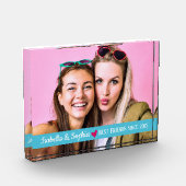 Best Friend Moderne BESTE FREUNDIN von Fotovorlage Fotoblock (Links)