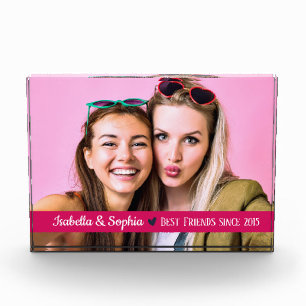 Best Friend Moderne BESTE FREUNDIN von Fotovorlage Fotoblock