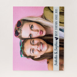 Best Friend Moderne BESTE FREUNDIN von Fotovorlage Puzzle