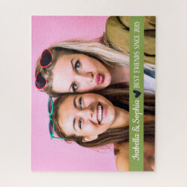 Best Friend Moderne BESTE FREUNDIN von Fotovorlage Puzzle