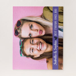 Best Friend Moderne BESTE FREUNDIN von Fotovorlage Puzzle