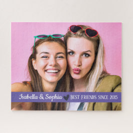 Best Friend Moderne BESTE FREUNDIN von Fotovorlage Puzzle