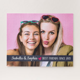 Best Friend Moderne BESTE FREUNDIN von Fotovorlage Puzzle