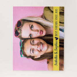 Best Friend Moderne BESTE FREUNDIN von Fotovorlage Puzzle