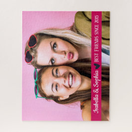 Best Friend Moderne BESTE FREUNDIN von Fotovorlage Puzzle