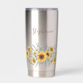 Best Friend Mug Sunflower Border Thermobecher (Rückseite)