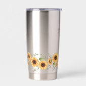 Best Friend Mug Sunflower Border Thermobecher (Links)