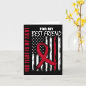 Best Friend Multiple Myeloma Awareness American Fl Karte (Gelbe Blume)