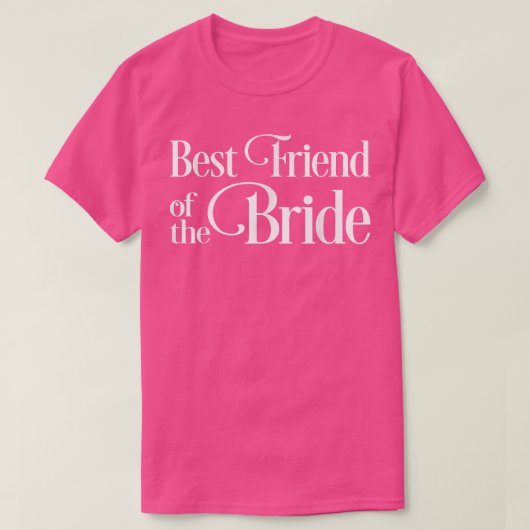 Best Friend of the Bride T-Shirt (Design vorne)
