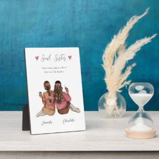 Best Friend Personalisiert Plaque Fotoplatte