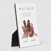 Best Friend Personalisiert Plaque Fotoplatte (Seite)