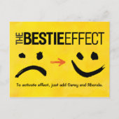 Best Friend Postcard, The Bestie Effect Postkarte (Vorderseite)