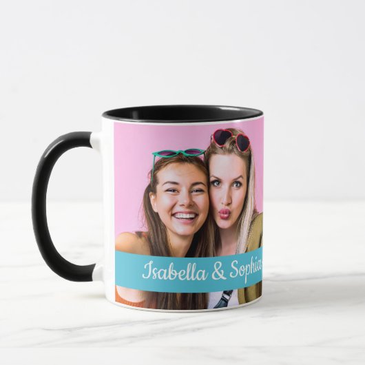 Best Friend Seit modernen zwei Bildern Template BE Tasse (Links)