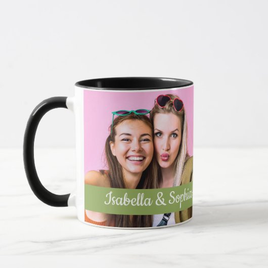 Best Friend Seit modernen zwei Bildern Template BE Tasse (Links)