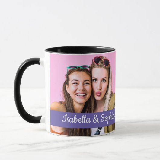 Best Friend Seit modernen zwei Bildern Template BE Tasse (Links)