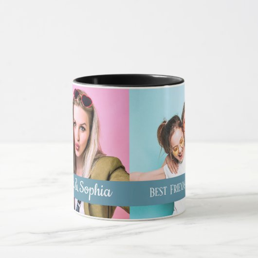 Best Friend Seit modernen zwei Bildern Template BE Tasse (Zentrum)