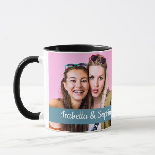 Best Friend Seit modernen zwei Bildern Template BE Tasse (Links)