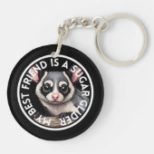 Best Friend Sugar Glider Schlüsselanhänger (Rückseite)