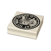Best Friend Tabby Cat Gummistempel (Stempel)