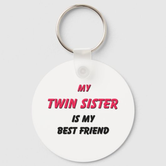 Best Friend Twin Sister Schlüsselanhänger (Vorderseite)
