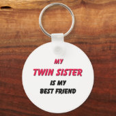 Best Friend Twin Sister Schlüsselanhänger (Vorderseite)